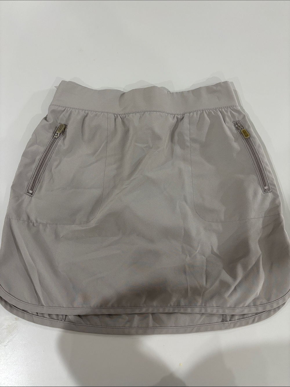 Gray/Khaki Skirt w/ Built-in Shorts